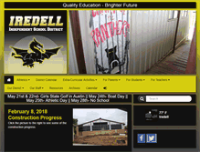 Tablet Screenshot of iredell-isd.com